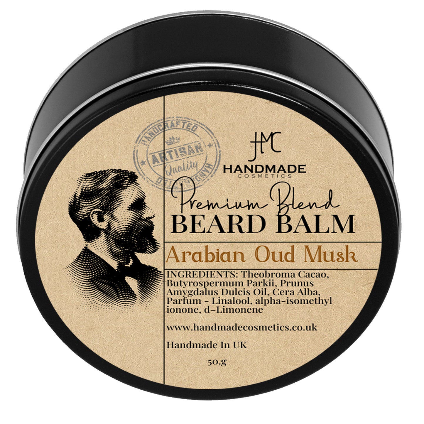 Arabian Oud Musk Beard Balm Styling Men Grooming Beard Care 50g