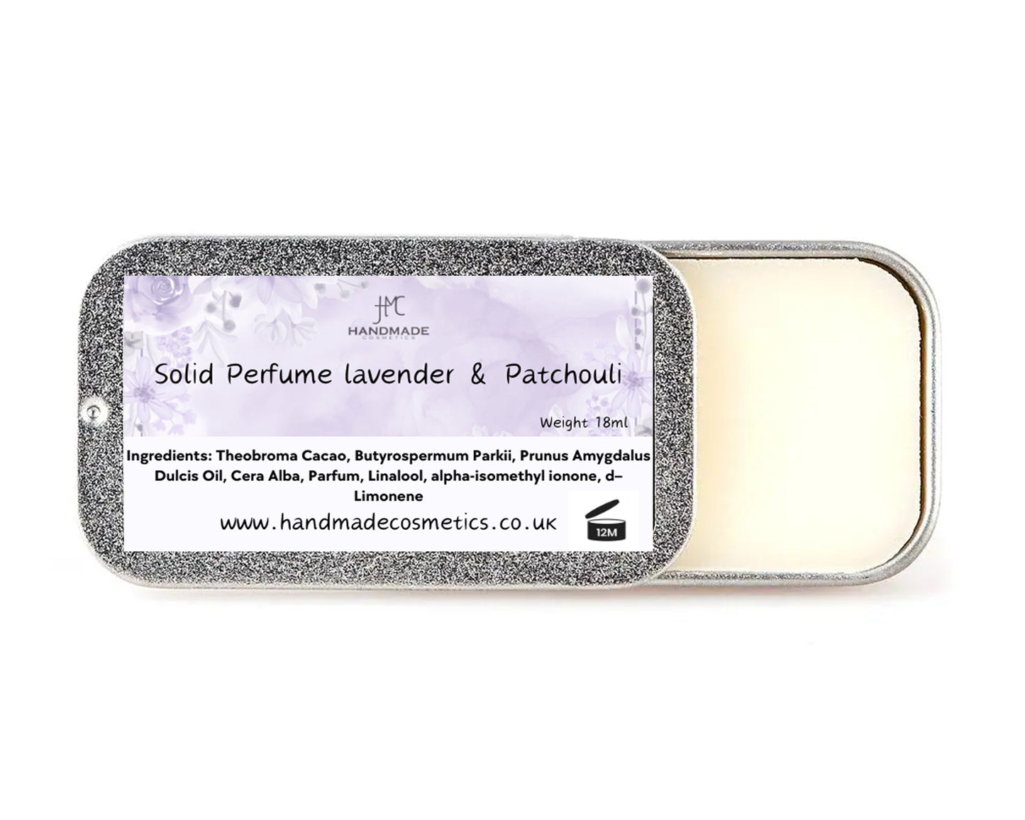 Lavender & Patchouli Natural Solid Perfume - Solid Cologne