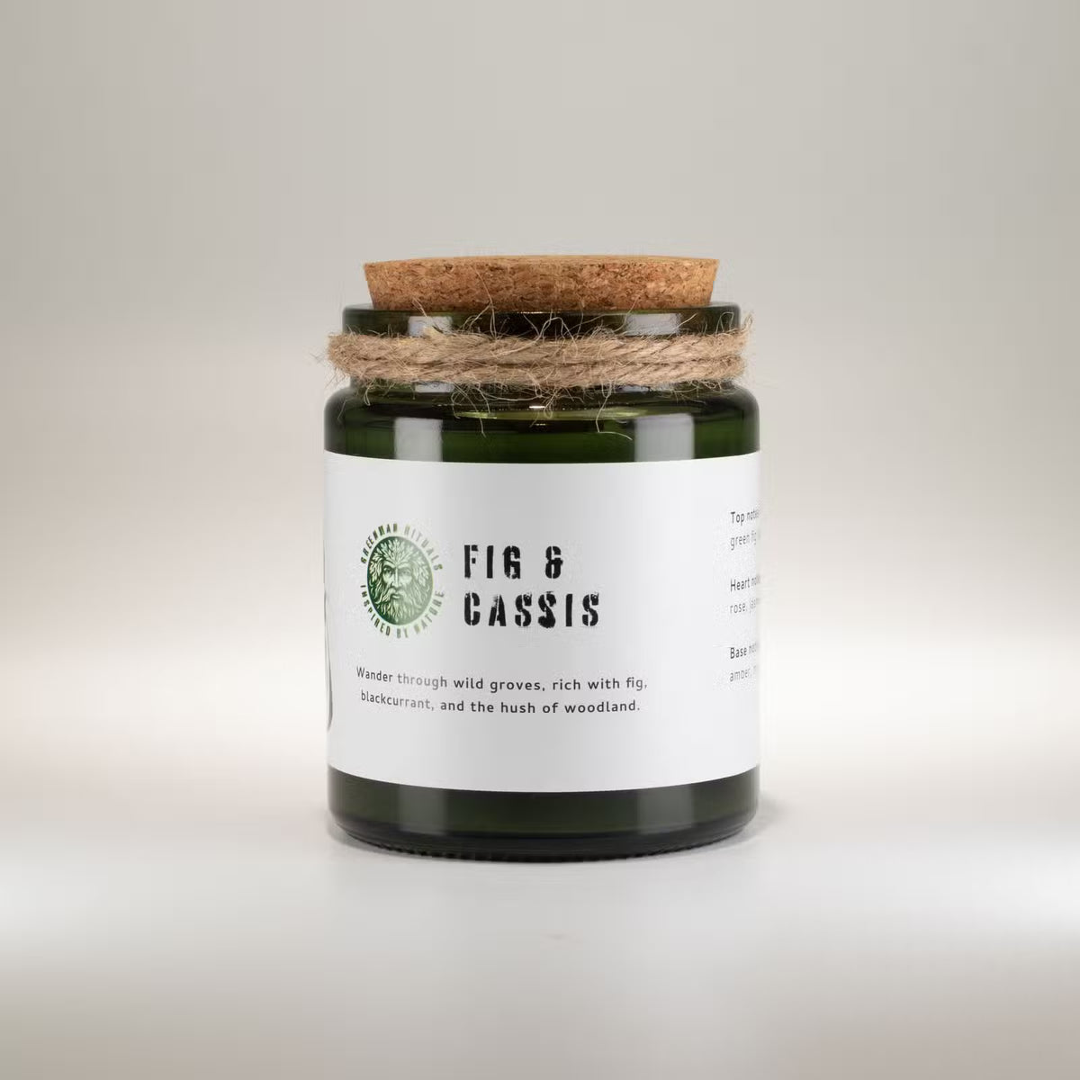 Crushed Fig & Cassis Candle – Natural Soy Wax & Wooden Wick