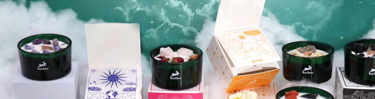 Crystal Magic Flower Candles