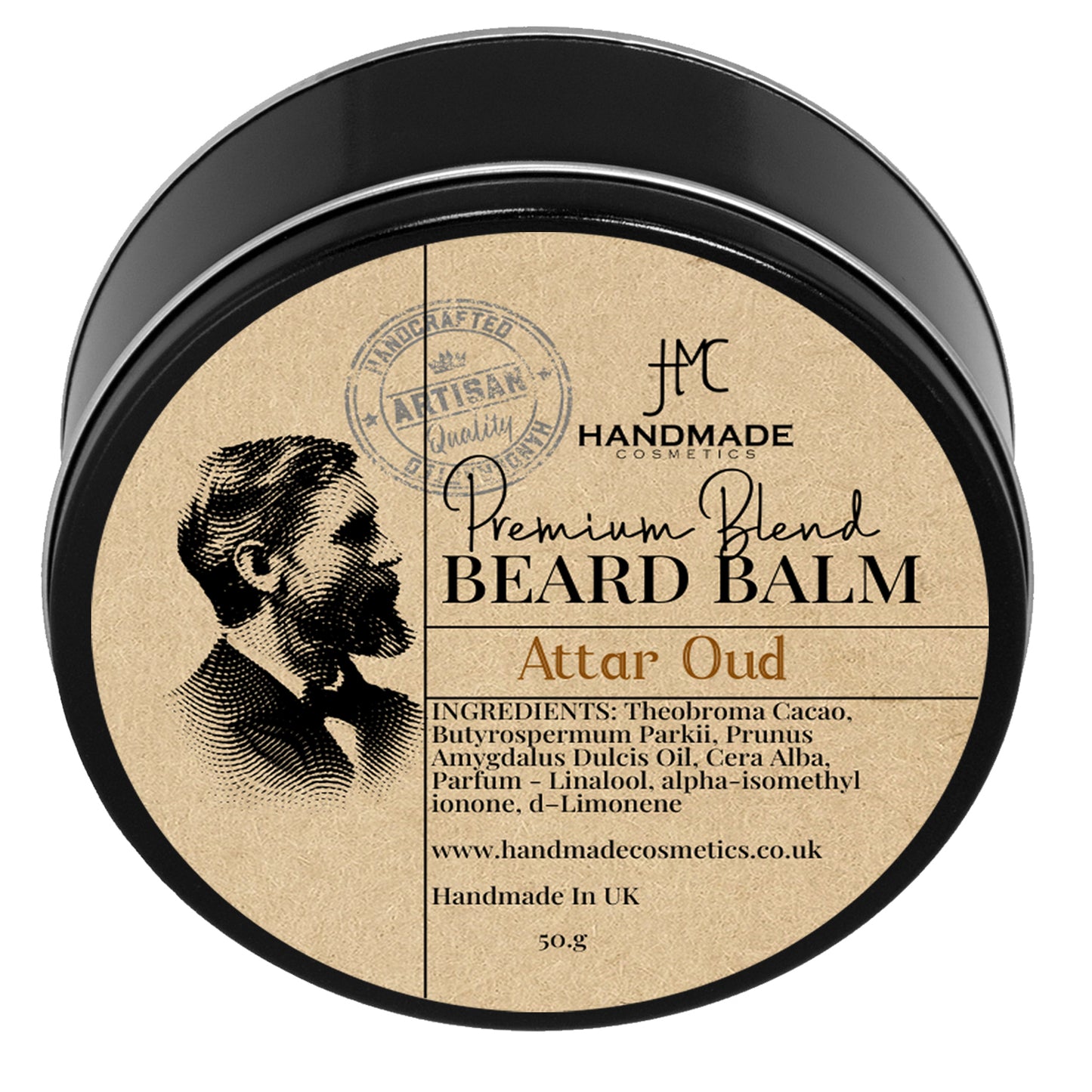Attar Oud Beard Balm Styling Men Grooming Beard Care 50g