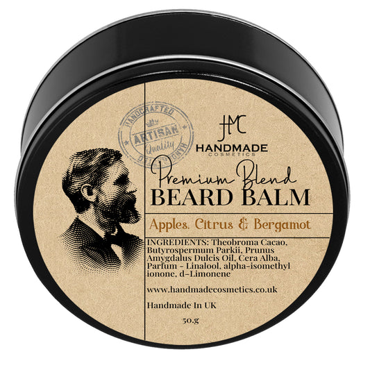 Apples Citrus Bergamot Beard Balm Styling Men Grooming Beard Care 50g