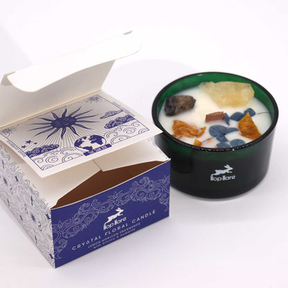 Crystal Magic Flower Candle - The Moon