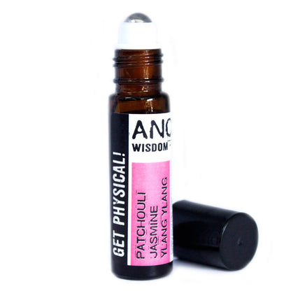 Patchouli Jasmine Ylang Ylang Roll On Essential Oil Blend - Get Physical