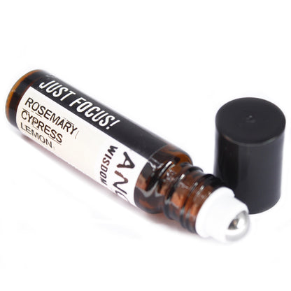 Rosemary Cypress Lemon Roll On Essential Oil Blend - Just Focus