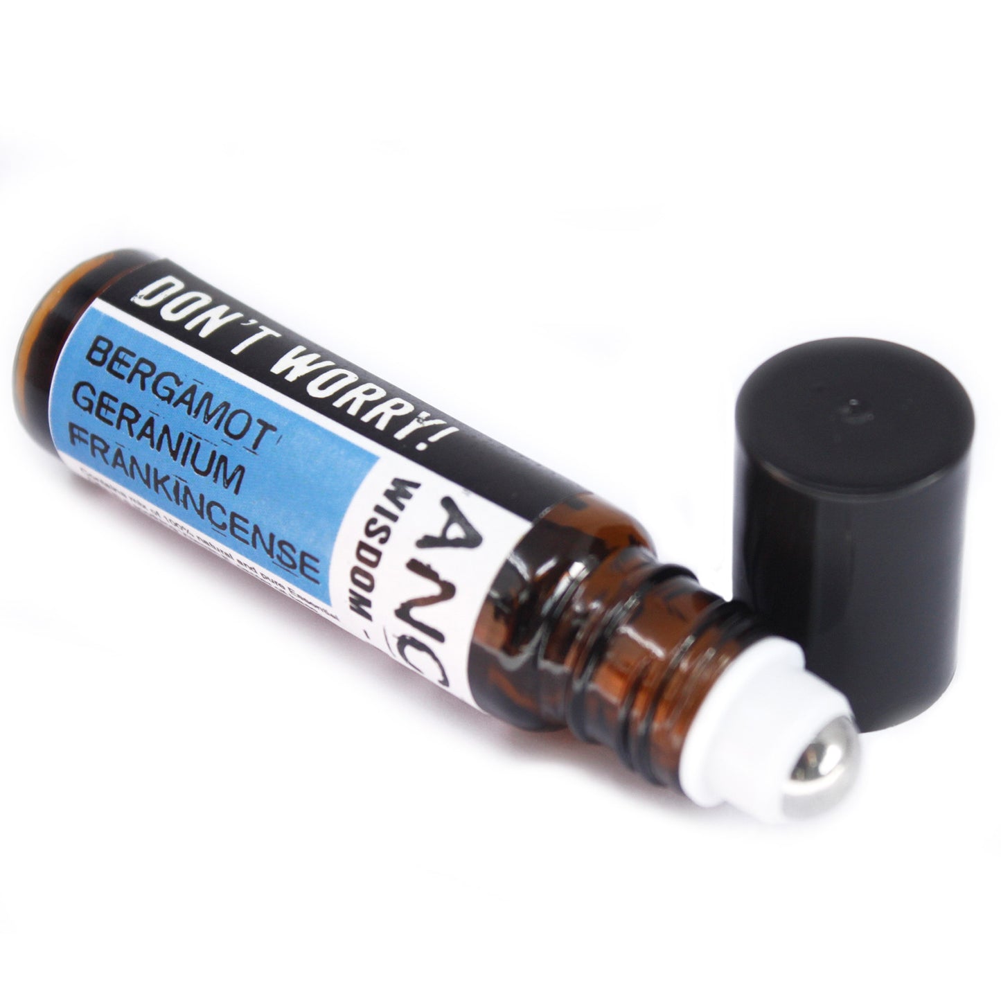 Bergamot Geranium Frankincense Roll On Essential Oil Blend - Don't Worry