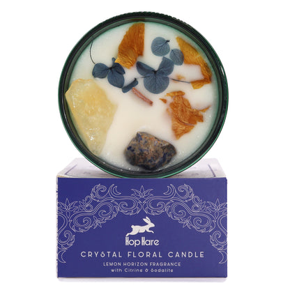 Crystal Magic Flower Candle - The Moon