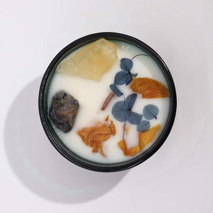 Crystal Magic Flower Candle - The Moon
