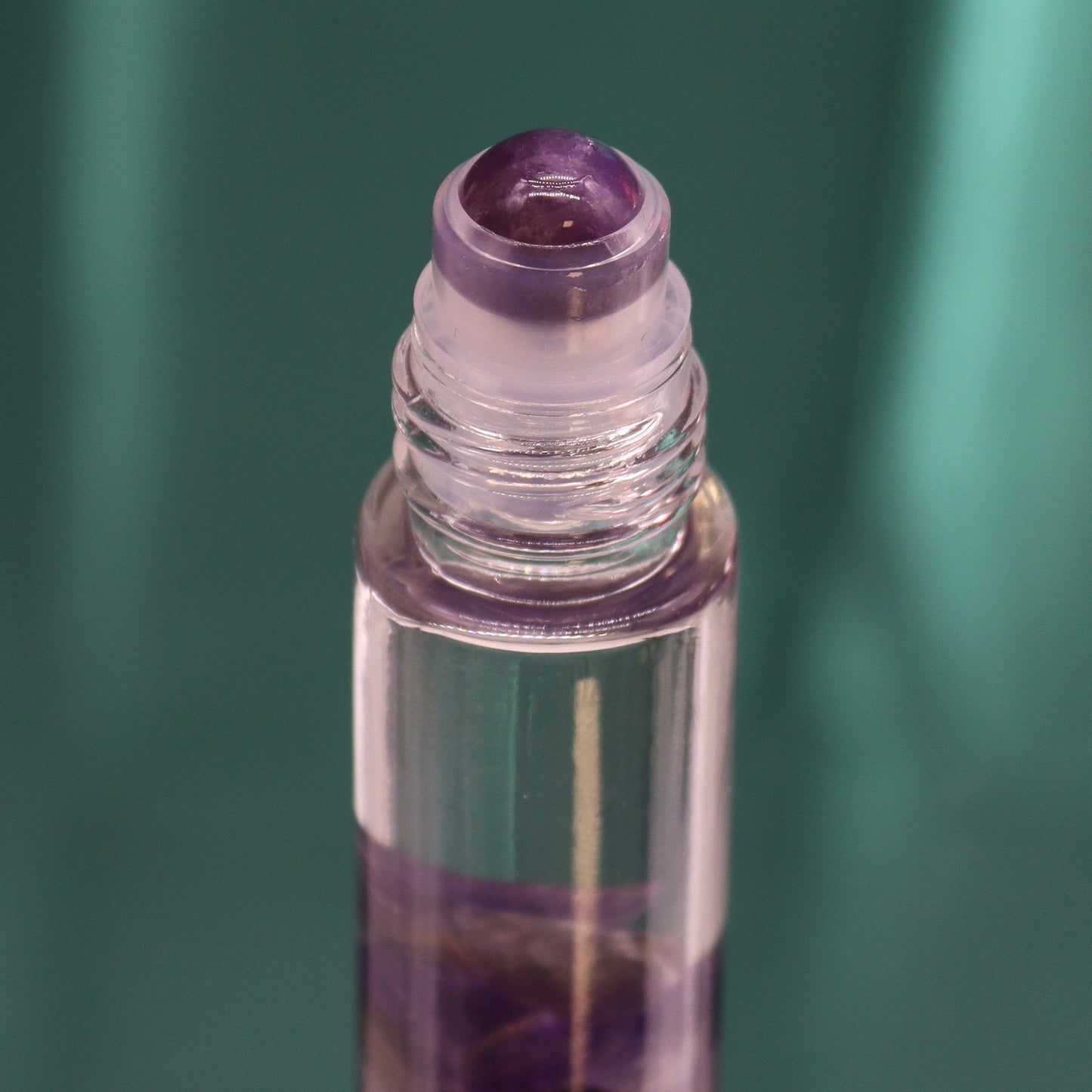 Lavender Rosemary Cedarwood Chamomile Gemstone Essential Oil Roll-On – Stress Relief & Deep Relaxation