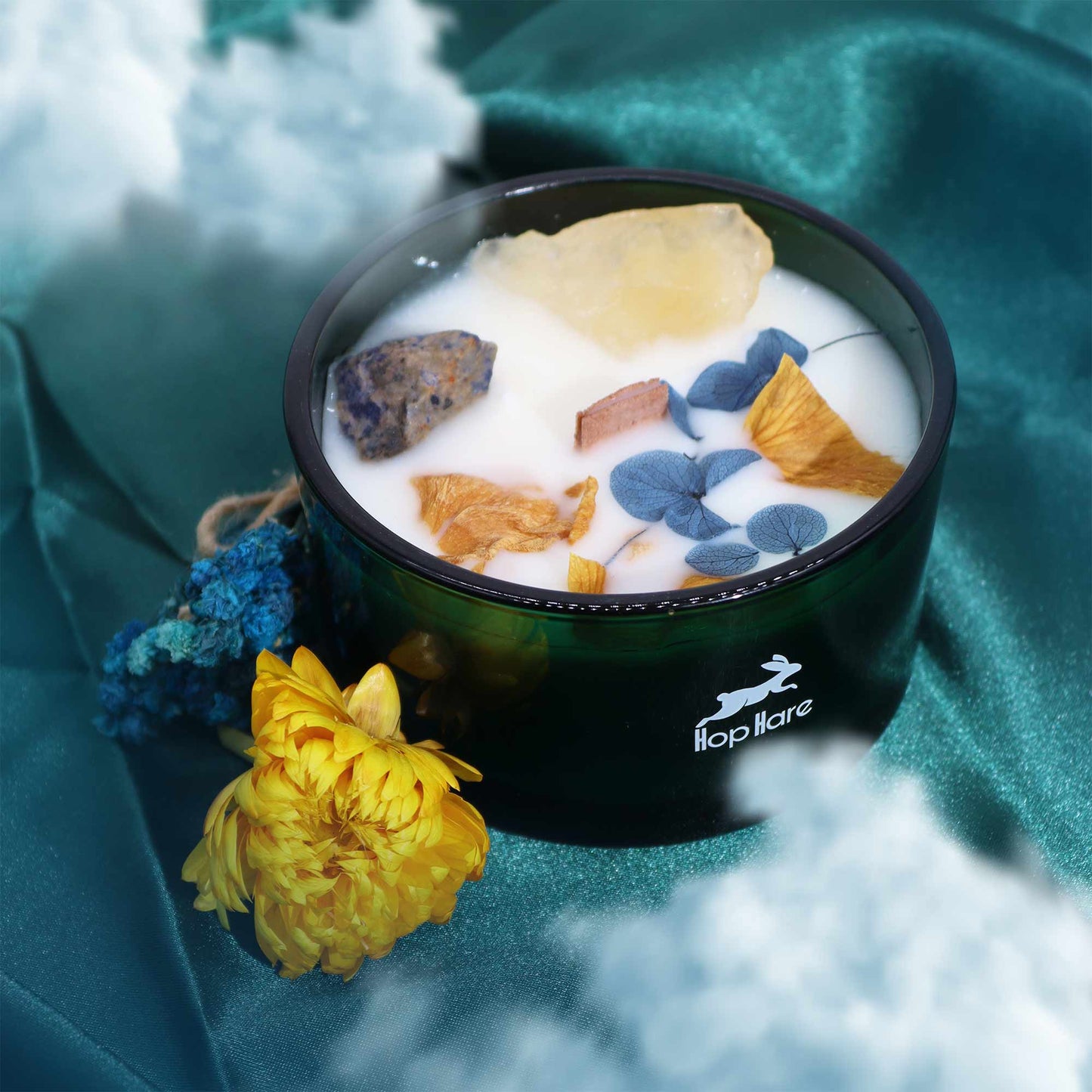 Crystal Magic Flower Candle - The Moon