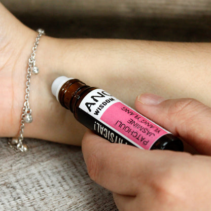 Patchouli Jasmine Ylang Ylang Roll On Essential Oil Blend - Get Physical