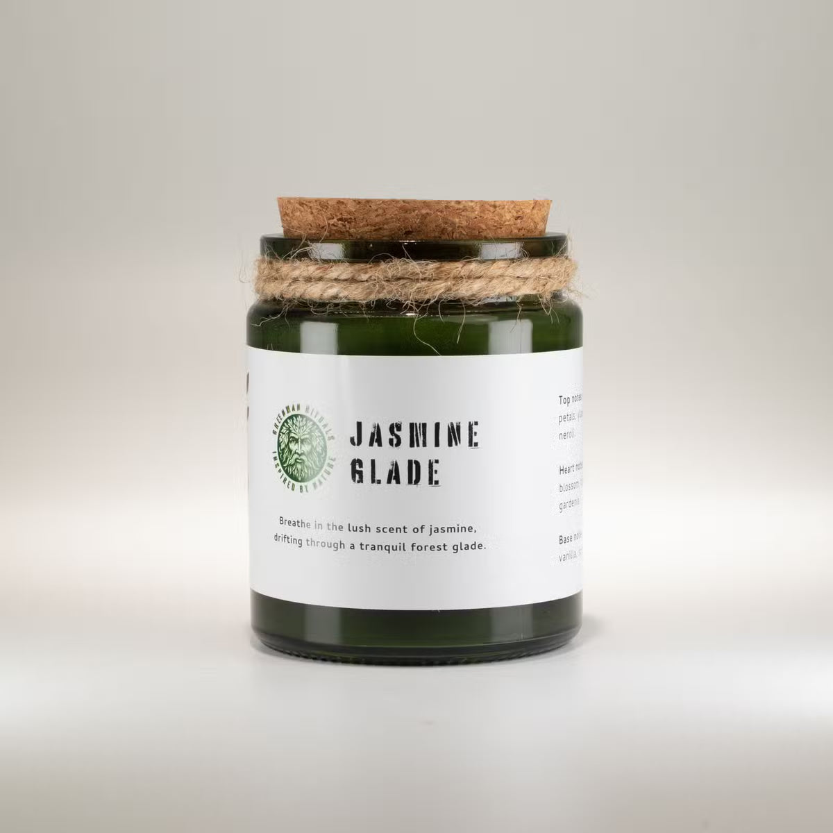 Jasmine Glade Candle – Natural Soy Wax & Wooden Wick
