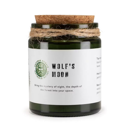Wolf's Moon Candle – Natural Soy Wax & Wooden Wick