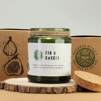 Crushed Fig & Cassis Candle – Natural Soy Wax & Wooden Wick