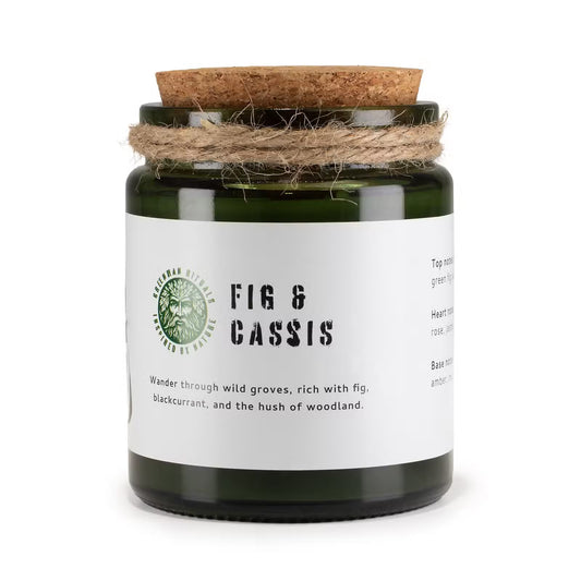 Crushed Fig & Cassis Candle – Natural Soy Wax & Wooden Wick