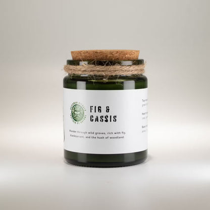 Crushed Fig & Cassis Candle – Natural Soy Wax & Wooden Wick