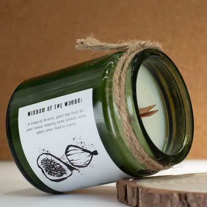Crushed Fig & Cassis Candle – Natural Soy Wax & Wooden Wick
