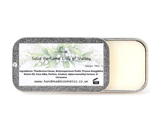 Lily of Valley Natural Solid Perfume - Solid Cologne Romantic Scent