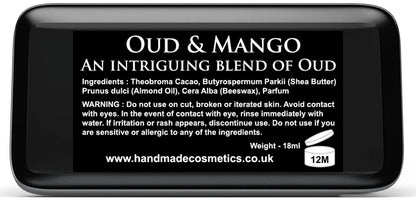 Oud & Mango Solid Cologne An intriguing blend of Eastern oudh