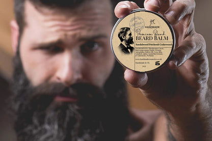 Sandalwood Patchouli Cedarwood Beard Balm Styling Mens Grooming Beard Care 50g